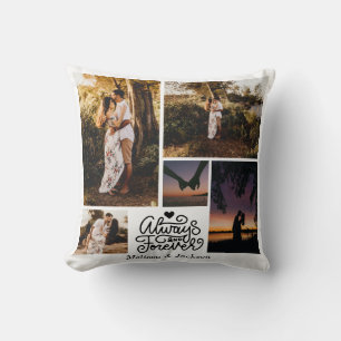 Coussin Toujours Et Pour Toujours 5 Photos Collage Saint-V