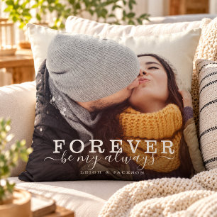Coussin Toujours être mon amour toujours couple écriture p