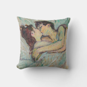 Coussin Toulouse-Lautrec - En Lit, Baiser