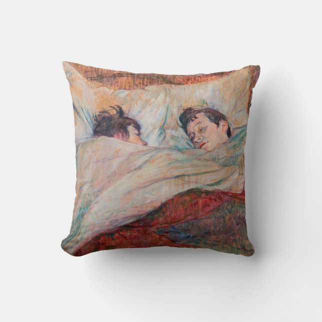 Coussin Toulouse-Lautrec - Le Lit (Recto)