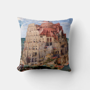 Coussin Tour de Babel, Pieter Bruegel l'Ancien, 1563