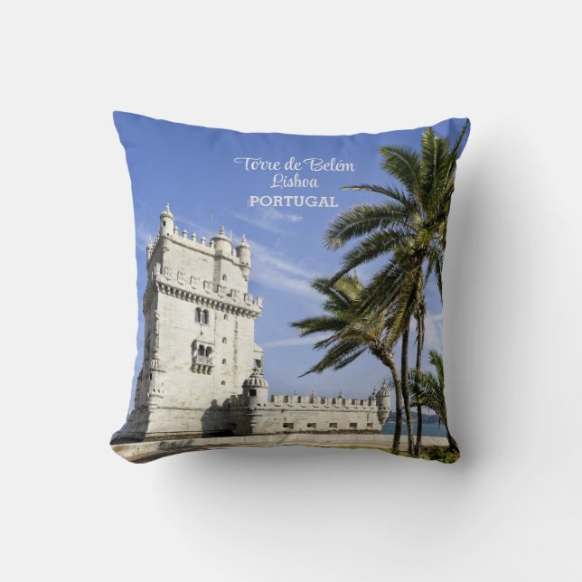 Coussin Tour de Belém, Lisbonne, Portugal (Recto)