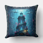 Coussin Tour de fantasy sous-marin des espèces zéro d'Arca (Verso)
