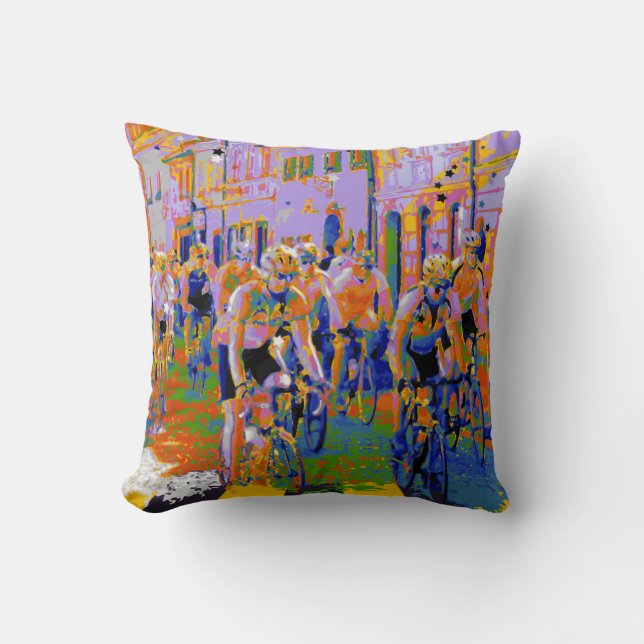 Coussin Tour de France Arty (Recto)