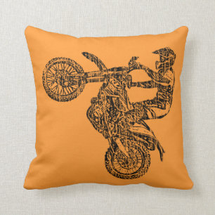 Coussin Tour de vélo de saleté