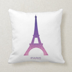 Coussin Tour Eiffel abstrait