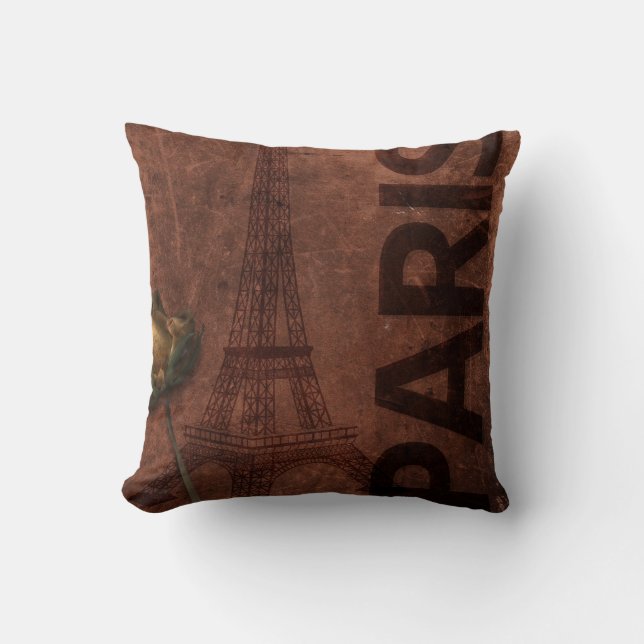 Coussin Tour Eiffel adorable de Paris | d'amour (Recto)