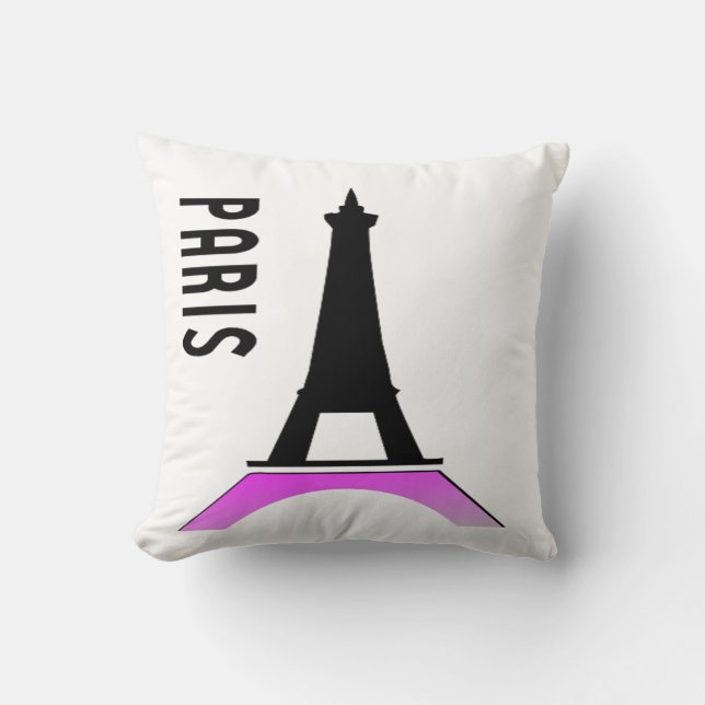 Coussin Tour Eiffel de Paris (Recto)