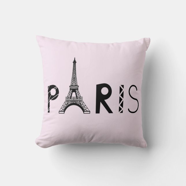 Coussin Tour Eiffel de Paris, France | (Recto)