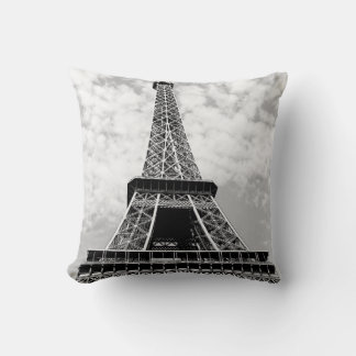 Coussin Tour Eiffel Noir & Blanc Paris Voyage
