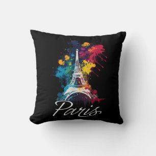 Coussin Tour Eiffel Paris Filles Voyage Vacances France So