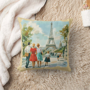 Coussin Tour Eiffel Parisien Paris
