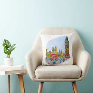Coussin Tour Elizabeth, alias Big Ben