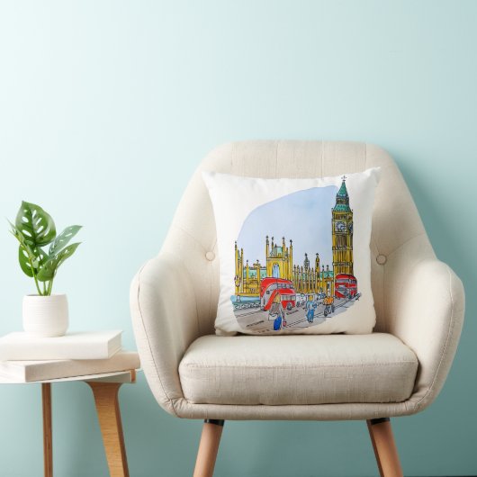 Coussin Tour Elizabeth, alias Big Ben (Chaise)