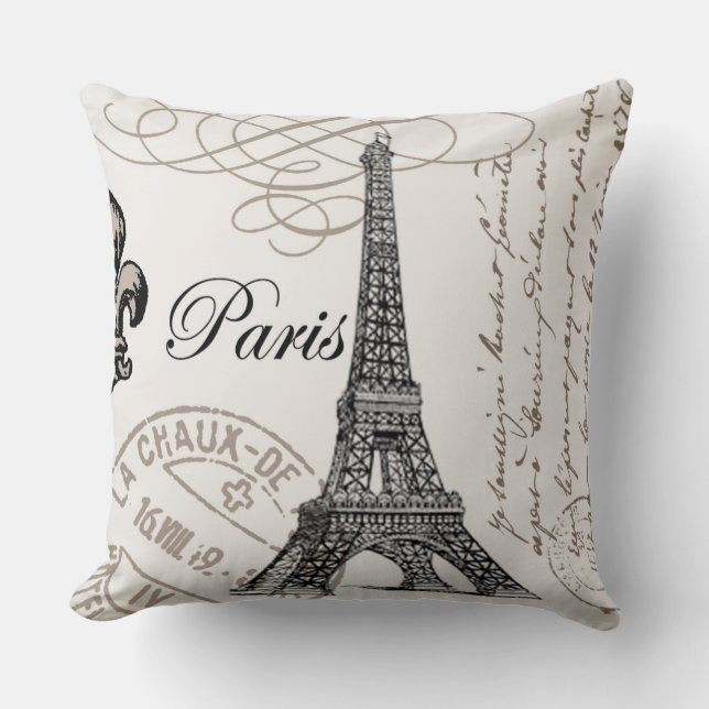 Coussin Tour moderne d'Eiffel (Recto)