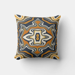 Coussin Tourbillons de tonalité cool