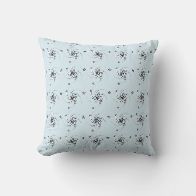 Coussin Tourbillons d'étoiles - (Recto)