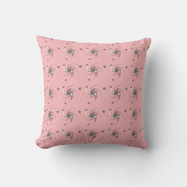 Coussin Tourbillons d'étoiles - (Recto)
