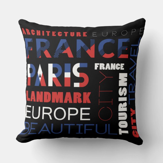 Coussin touristique (Recto)