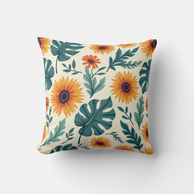 Coussin tournesol (Recto)