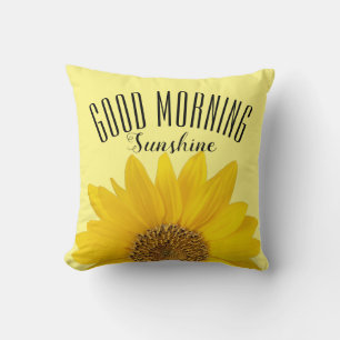Coussin Tournesol Bon Matin Couleur de soleil