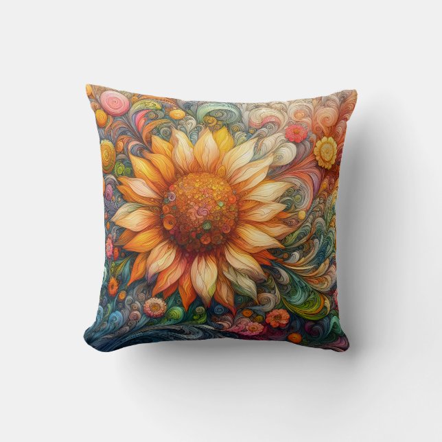 Coussin Tournesol Dreams (Recto)