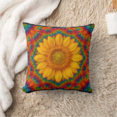 Coussin Tournesol Kaléidoscope (Couverture)