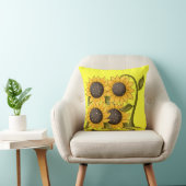 Coussin Tournesol Springtime Jeu d'oreiller Décor (Chaise)