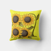 Coussin Tournesol Springtime Jeu d'oreiller Décor (Verso)