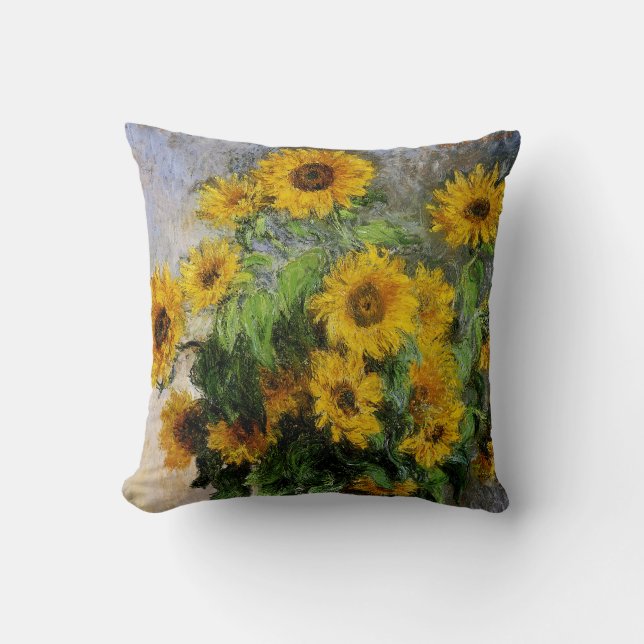 Coussin Tournesols, 1881 par Monet. (Recto)