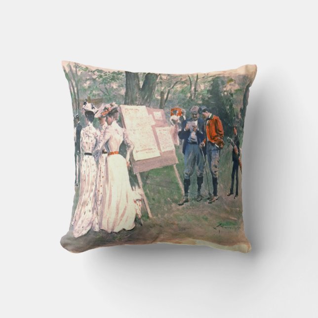 Coussin Tournoi 1902 de golf de Chevy Chase (Recto)