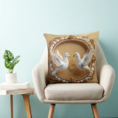 Coussin Tourterelles de mariage (Chaise)