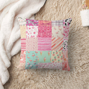 Coussin Tous Flamant rose rose Cheat Quilt Motif 2025