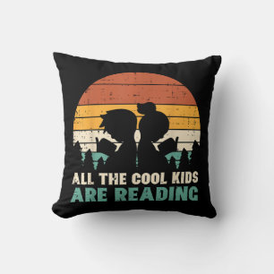 Coussin Tous Les Enfants Lisent Retro Lire Livre Lover Boy