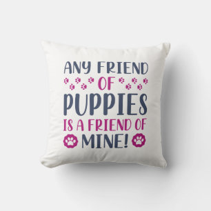 Coussin Tout Ami De Chiots