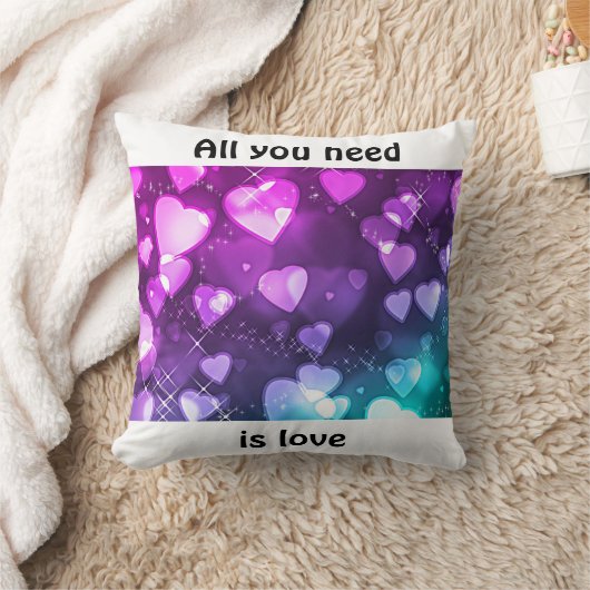 Coussin Tout Ce Dont Vous Avez Besoin, C'Est D'Aimer Les C (Couverture)