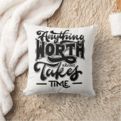 Coussin tout ce qui vaut le temps (Couverture)