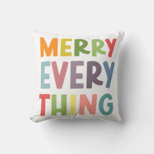 Coussin Tout compris pour des FÊTES COZYMULTICOLORE