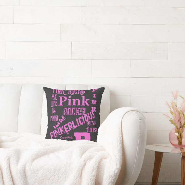 COUSSIN TOUT EN ROSE  (Canapé)