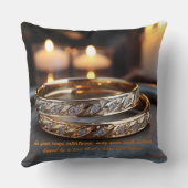 Coussin Tout juste mariés (Verso)