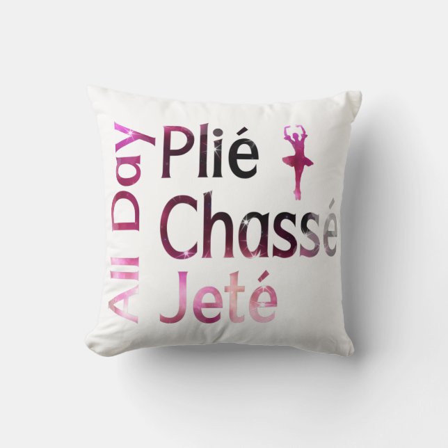 Coussin Toute la journée Plie, Chasse, Jete ~ Design de ba (Recto)
