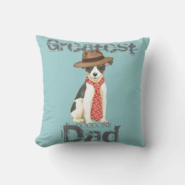 Coussin Toy Fox Terrier Papa (Recto)