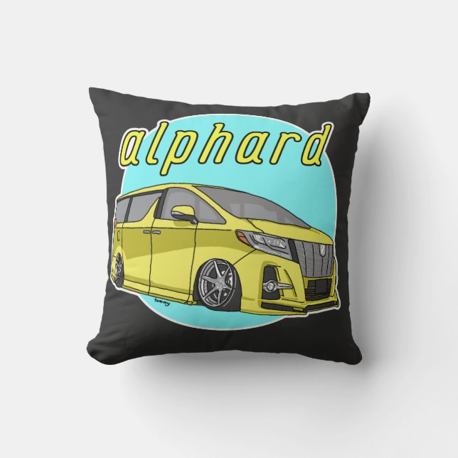 Coussin Toyota Alphard - abaissé (Recto)