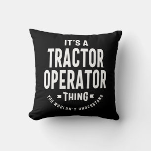 Coussin Tracteur Opérateur Titre du poste Cadeau