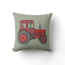 Tracteur rouge