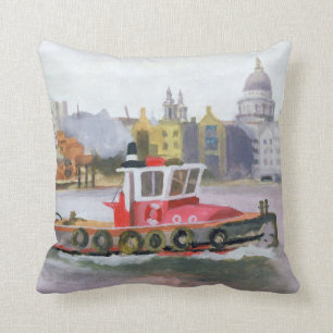 Coussin Traction subite rouge passant St Pauls 1996