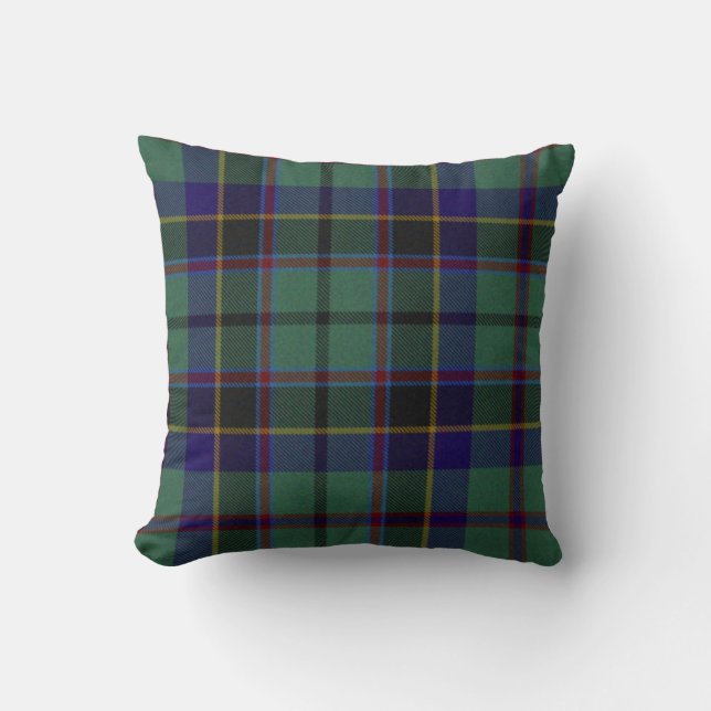 Coussin traditionnel de plaid de tartan de (Recto)