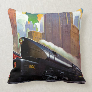Coussin Train de la Pennsylvanie par inconnu