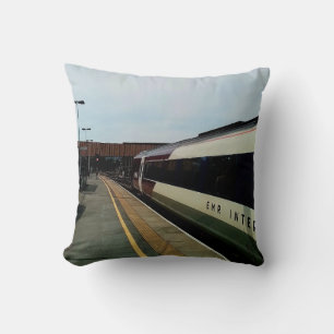 Coussin train de style vintage