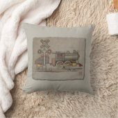 Coussin Train électrique de jouet (Couverture)